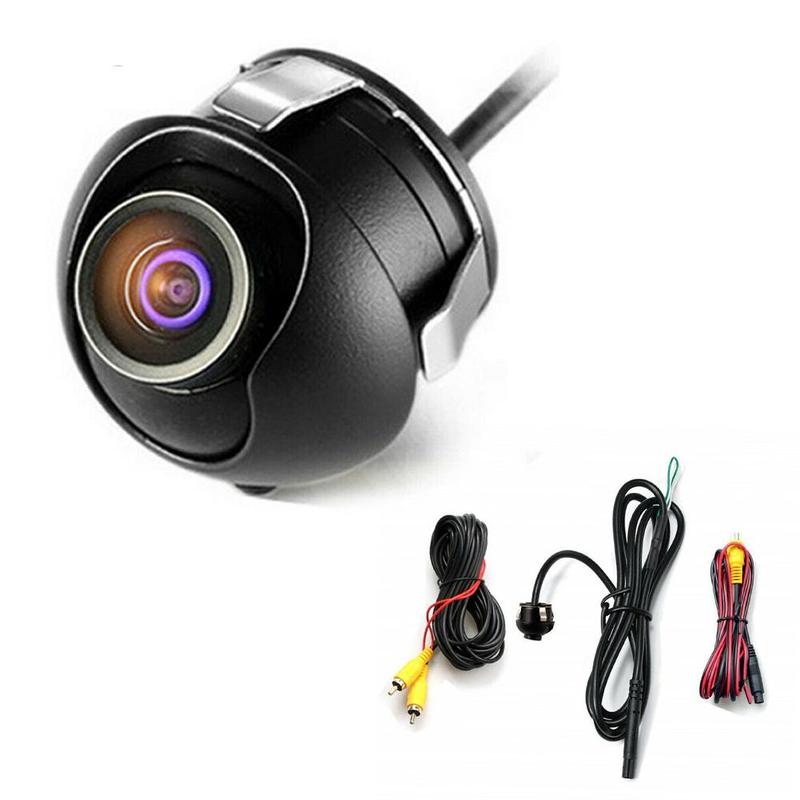 360-degree rotating car camera, adjustable reversing camera, 18.5-degree switch between front and rear view cameras.